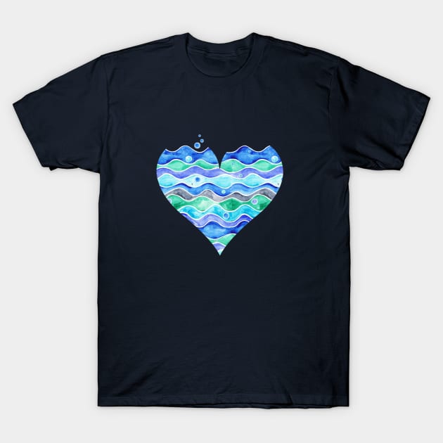 A sea of Love T-Shirt by Timone